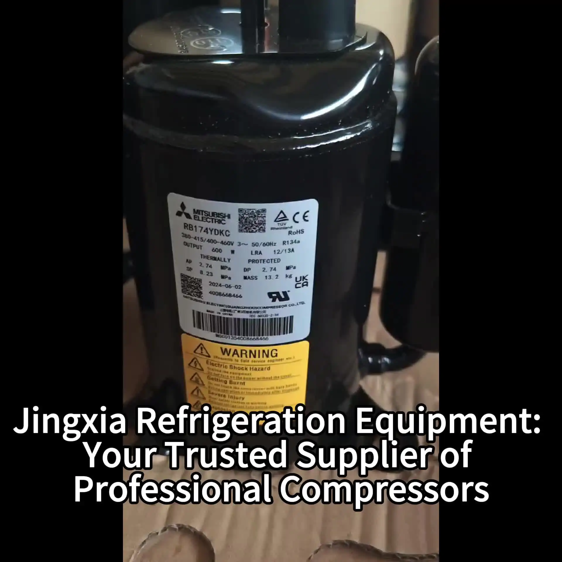 Mitsubishi SNB130FGYMC-L1 Compressor - 1.5HP R410A Inverter