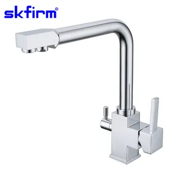 Kitchen Faucet Three Way Hot Cold Ro Filtered Water Mixer Tap