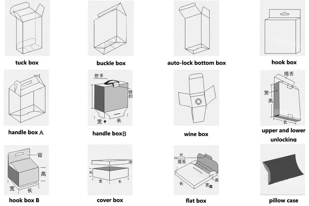 Custom Box Clear Plastic Packaging Gift Box Transparent PVC Box