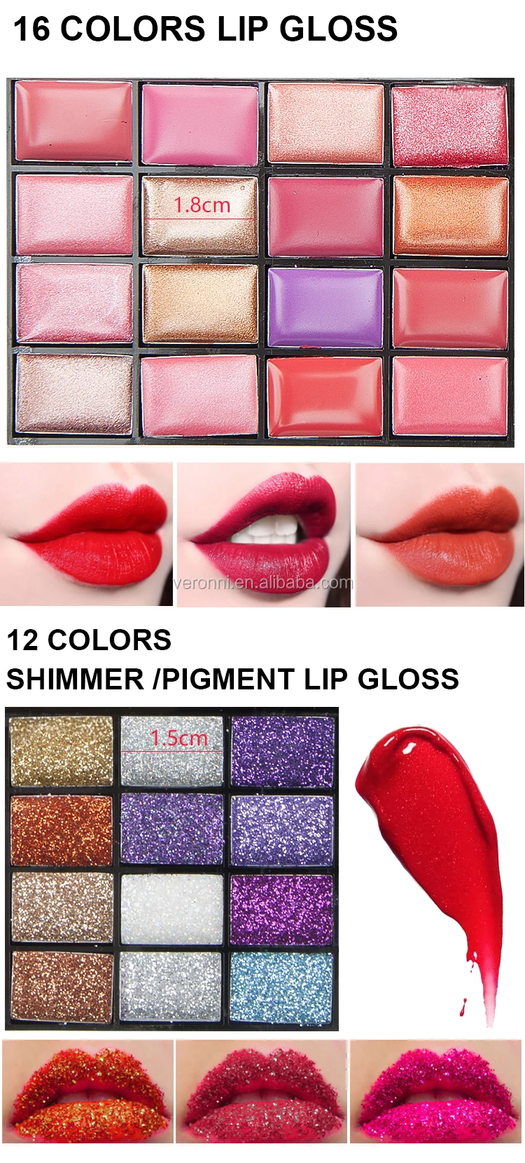 Big Beauty Makeup Palette Set 74 Color Palette 48 Eyeshadow + 16 Lip