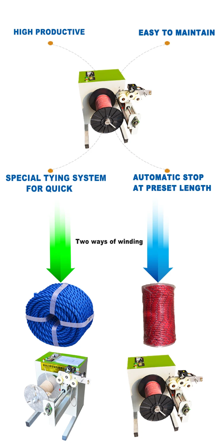 High Quality Automatic Wire Rope Pipe Flat Belt Rewinding Machine for ...