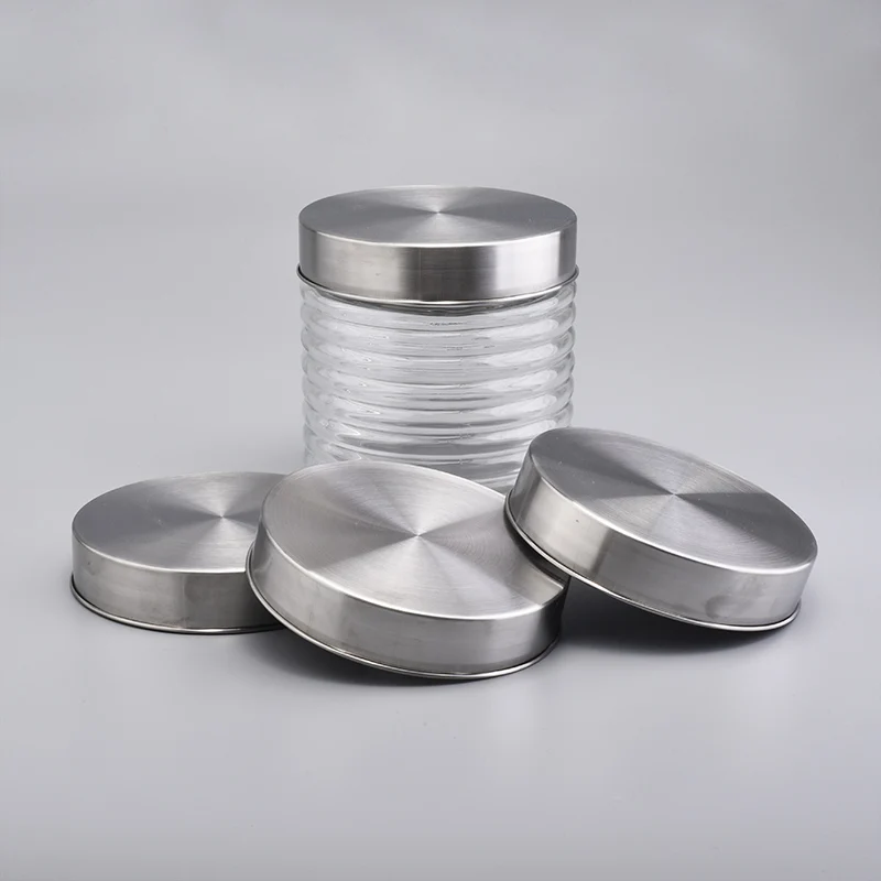 wholesales 11cm dia tin caps for glass jars kitchenware