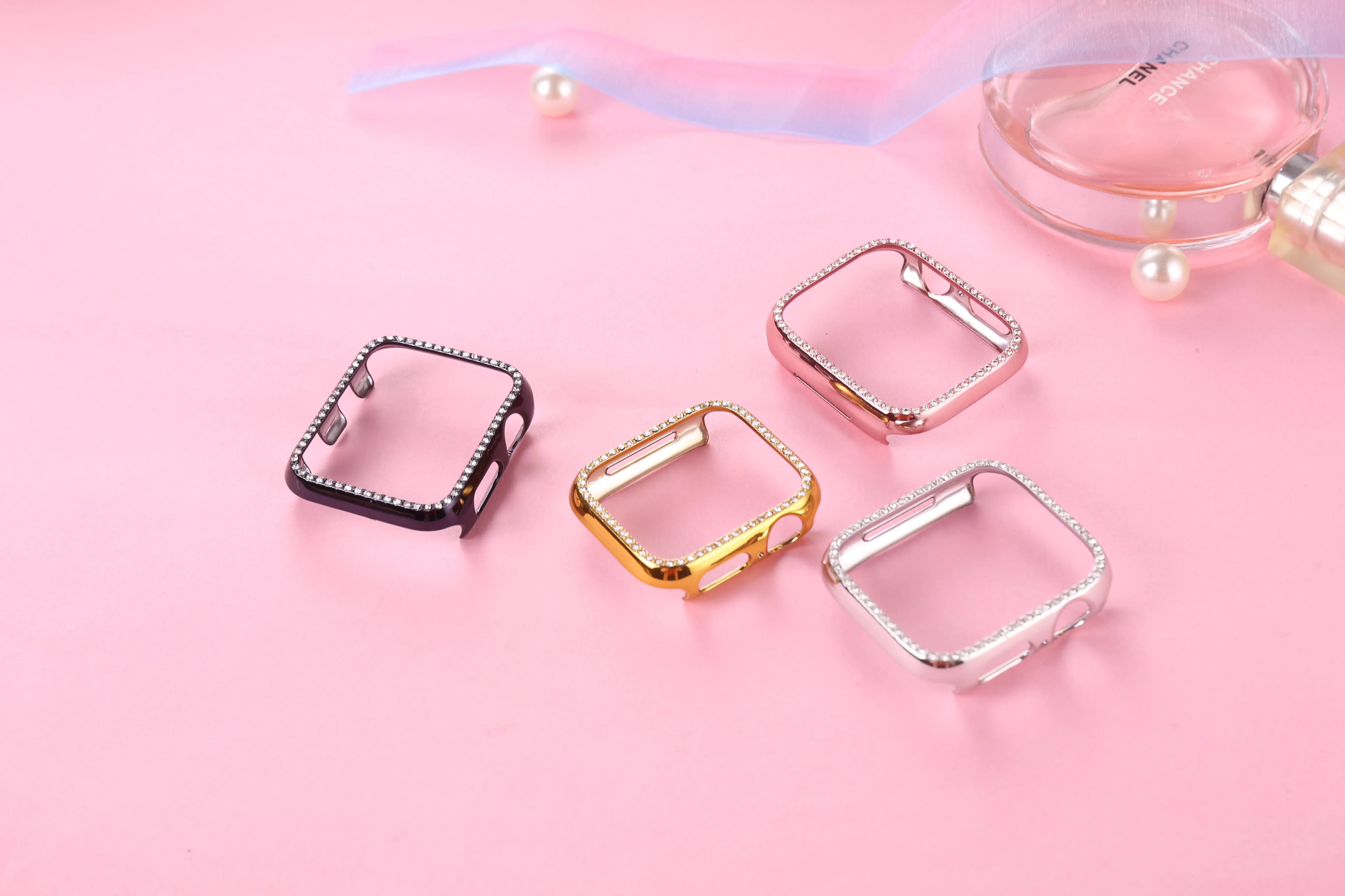 钻石充满屏幕保护膜保护套适用于apple watch - buy 表壳,手表保护套