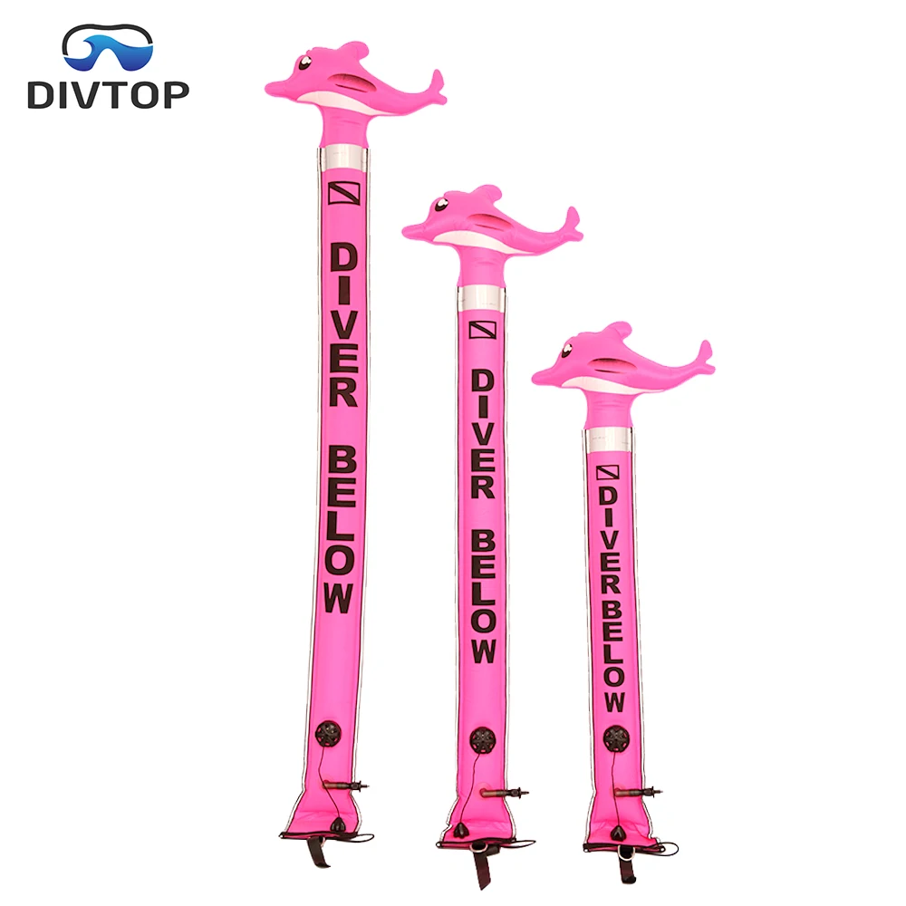 Dolphin Diving Surface Marker Buoy Smb Dive Buoy 6ft 5ft 4ft Buy