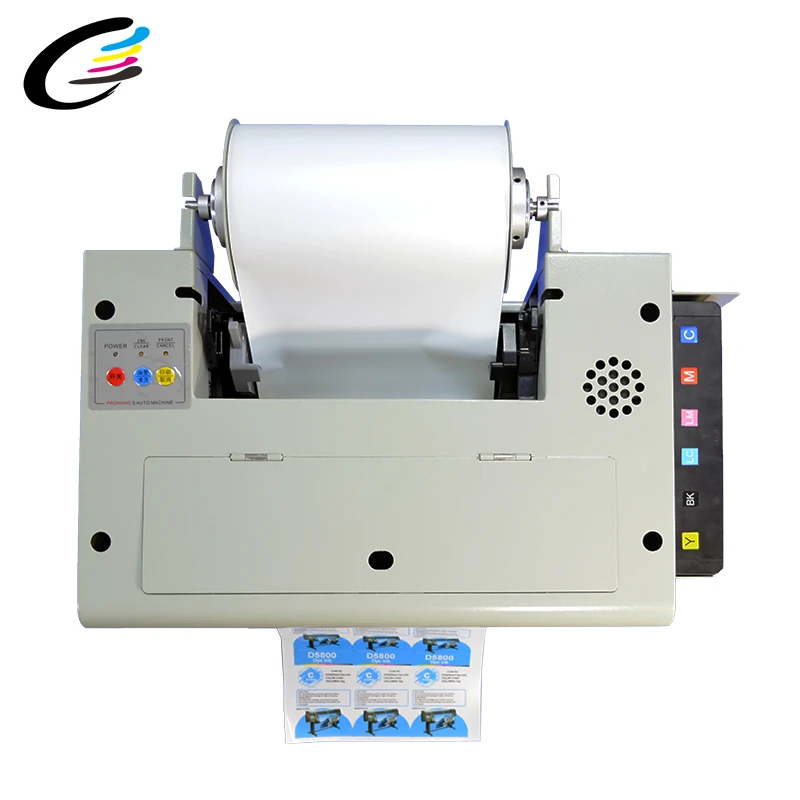 Digital Color Label Printer Roll To Roll Sticker Machine Clear Barcode