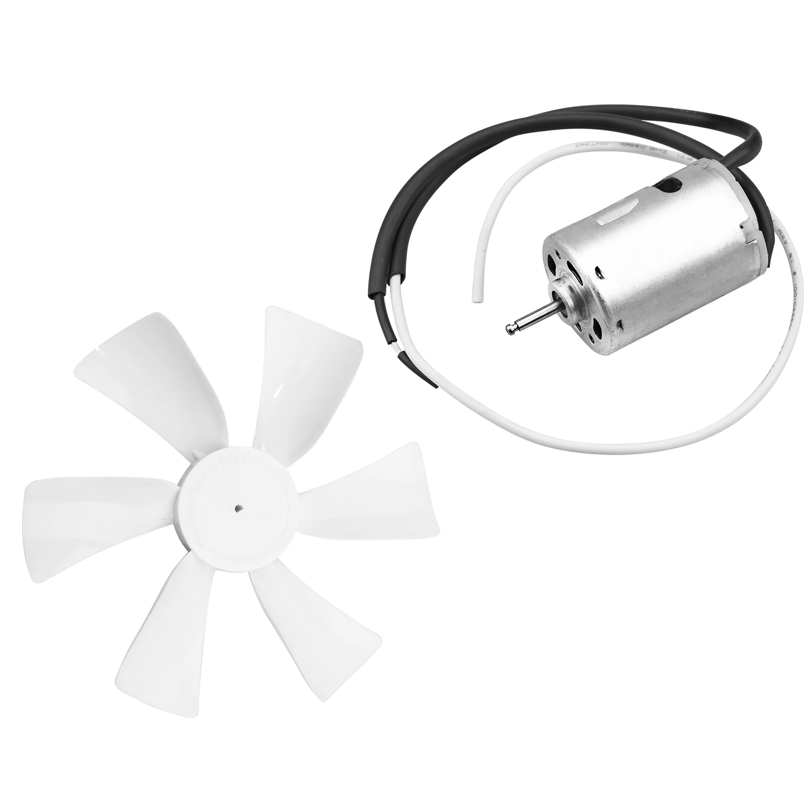 6 Inch Replacement White Rv Vent Fan Blade For Rv With 12v Dshaft Rv