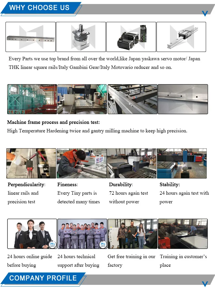 plasma cutting machine 1500*3000mm 100A