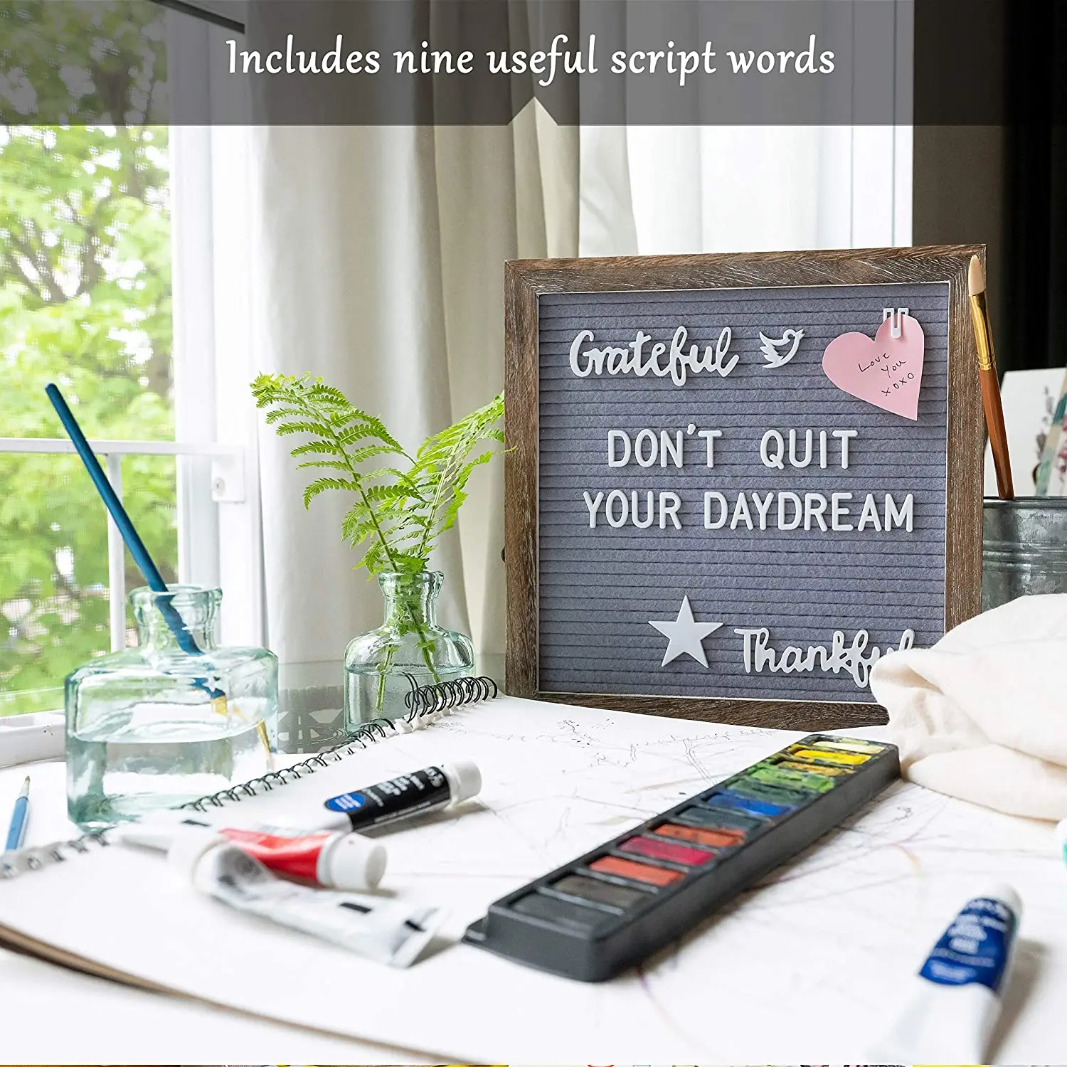 Framed script. Framed script