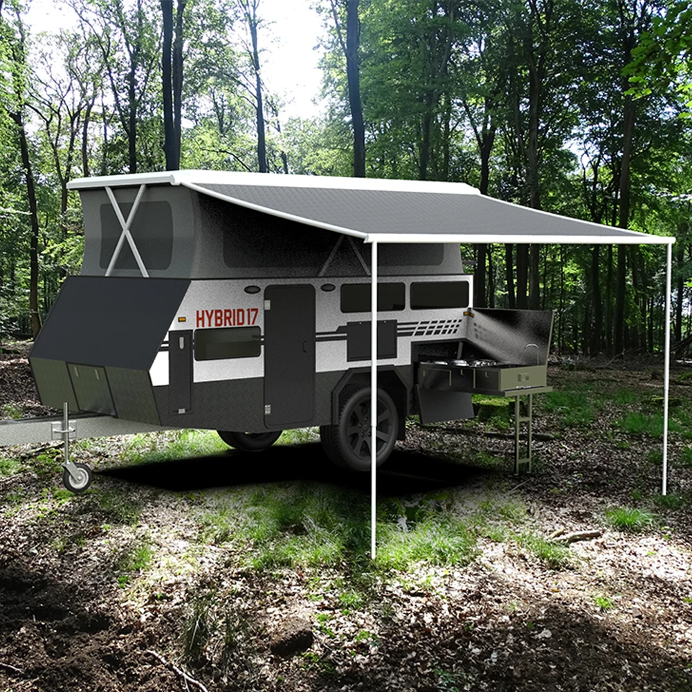 Rvs Aluminium Motorhome Van Hybrid Pop Up Tent Comper Trailer Buy Pop