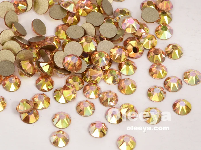 Wholesale SS20 Round Flat Back Crystal Stone Sunshine Nail Art Glass Stone Rhinestone Manufacturer