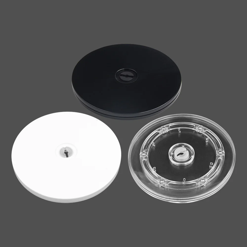 Clear Plastic Lazy Susan 6 Inch Acrylic Turntable Heavy Duty Organizer