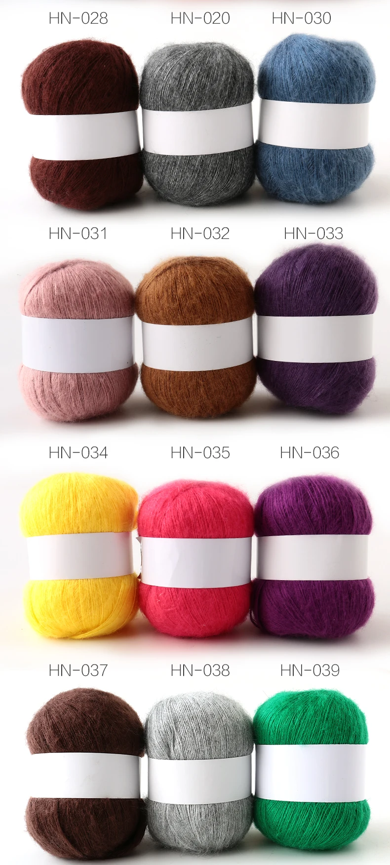Silk Mohair Blend Hand Knitting Yarn Fine Mohair Yarn Fashion For Hand