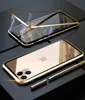 Metal Magnetic Case for iPhone XR XS MAX X 8 Plus 7 Back Magnet Cases Cover for iPhone 7 6 6S Plus Case