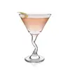 Interesting Twisted Stem Shape Z-Stem Martini Glasses Cocktail Glass