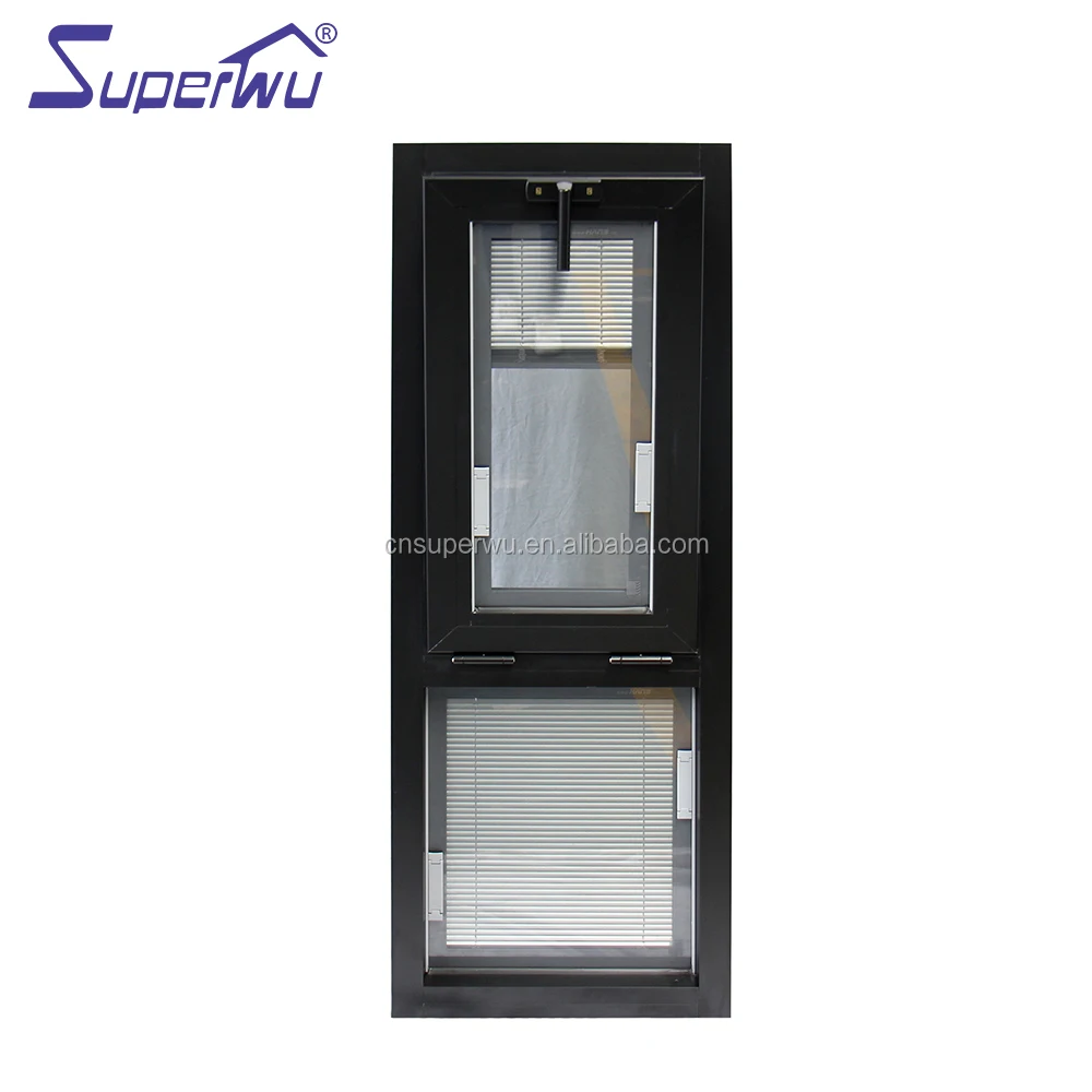 manufacturer Best price high quality impact rated glazed awning hung window