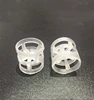 Big Surface area Temperature Stable 16mm Pall Rings Polypropylene