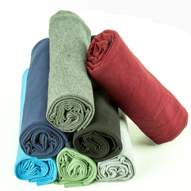 
High sales volume can be customized cotton loop knit fabric 