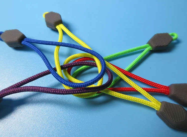 用于衣服/行李/袋的强张力双色拉链线拉手