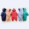 2019 Boutique Warm Baby Jumpsuit Clothes Down Cotton Cartoon Design Baby Boy Girl Romper Clothing