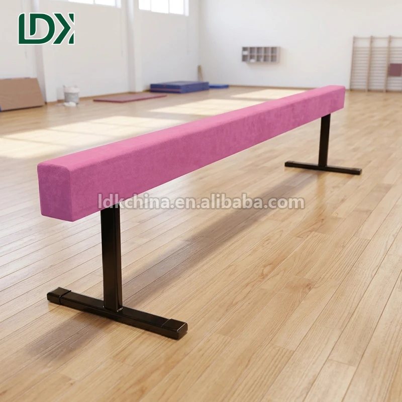 Customizable Logo Gymnastic Balance Beam for Wholesale Professional Gymnastics Training High Quality Balance Beam