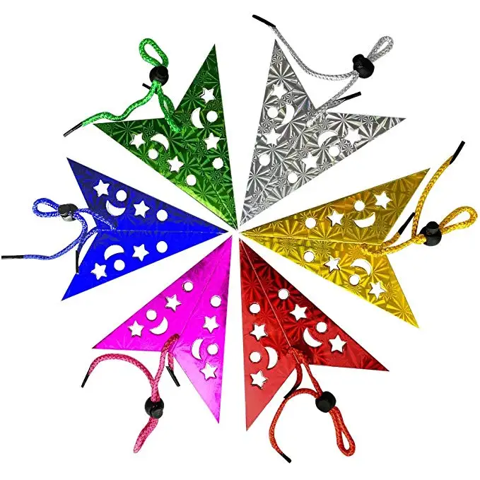 Hanging Christmas Xmas Festival Paper Star Lantern Lampshade Decoration for Christmas Wedding Party Home Hanging Decorations