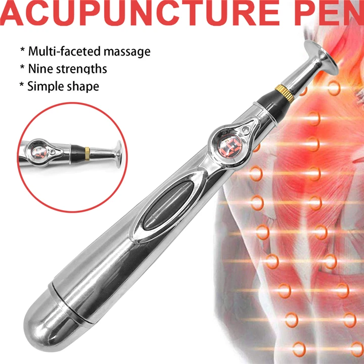 9 modes mini laser therapy massage tool electrical acupuncture meridian energy pen