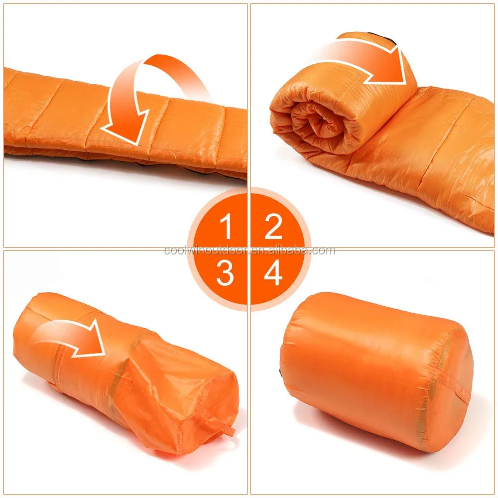 winter outdoor compact Duck Down mummy Sleeping Bag For Hiking