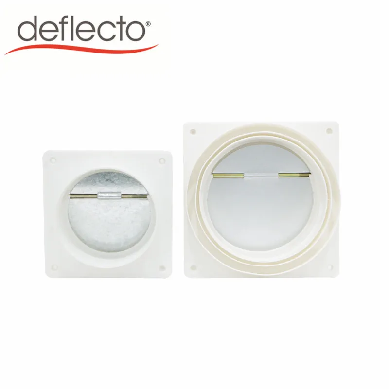 6 Inch Kitchen Exhaust Back Draft Damper Plastic Duct Connector With