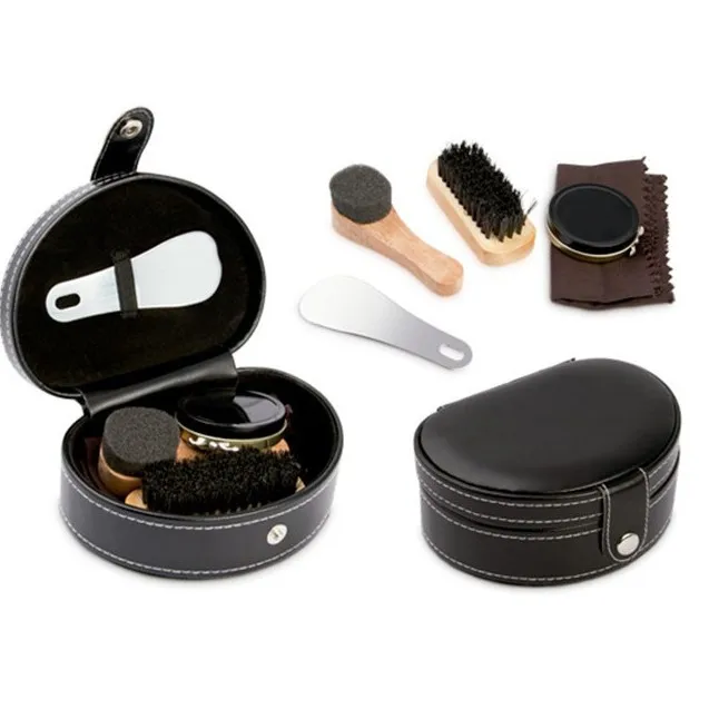 product factory direct supply shoe shine set leather shoe care kit custom logo shoe care set-3