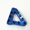 Blue Triangle aluminum alloy cover CNC machining custom 7075 aluminum alloy triangle border cover milling machining