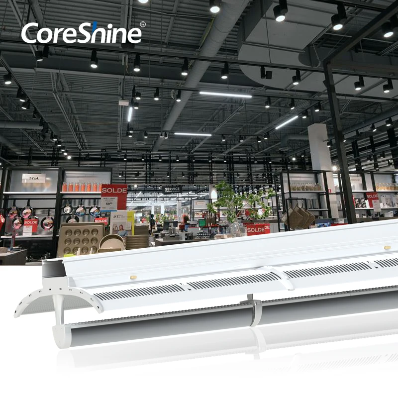 Coreshine AC220-240 Retail Stores Led Trunking Wiring Systems Lights with 60 120 degree beam angle