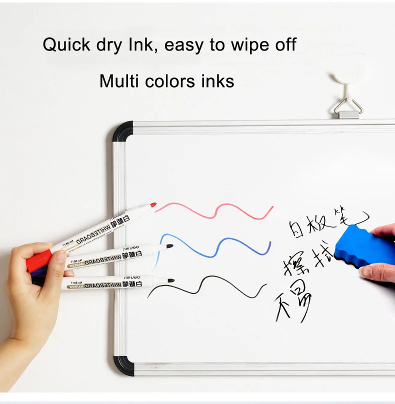 Two Tip Felt Point Easy Clean Whiteboard Marker Pen Buy Felt