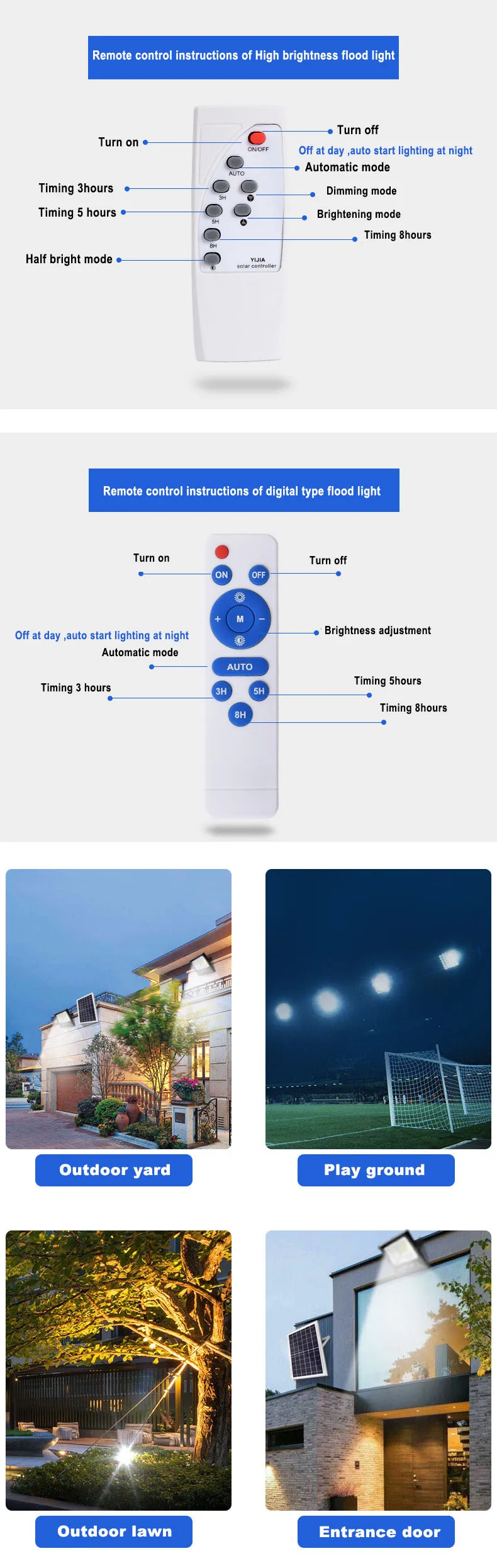 MAYBAT Garden IP65 outdoor waterproof 200w Aluminum solar led flood light price - ANKUX.COM