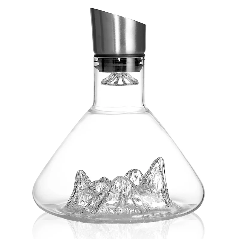 Fathers Day Whiskey Decanter Glass Wine Decanter Double Wall Wine