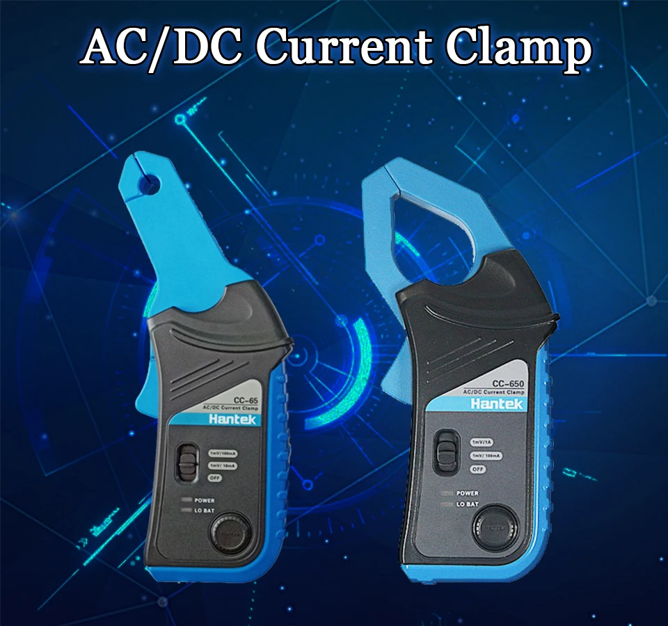 Hantek Oscilloscope Ac/dc Current Clamp Probe Cc65 Cc650 20khz/400hz