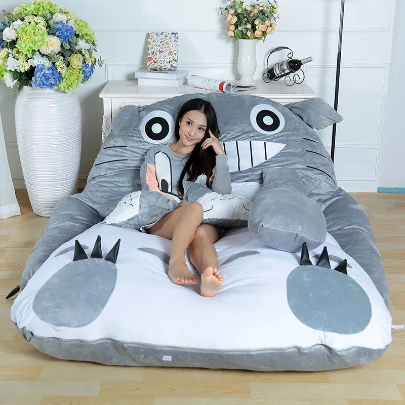 Meuble De Canape Paresseux Pour Bebe Pouf De Grande Taille Lit Totoro En Coton Jouet En Peluche Pour Dormir Livraison Gratuite Buy Lit En Peluche Animal En Peluche Peluches Product On Alibaba Com