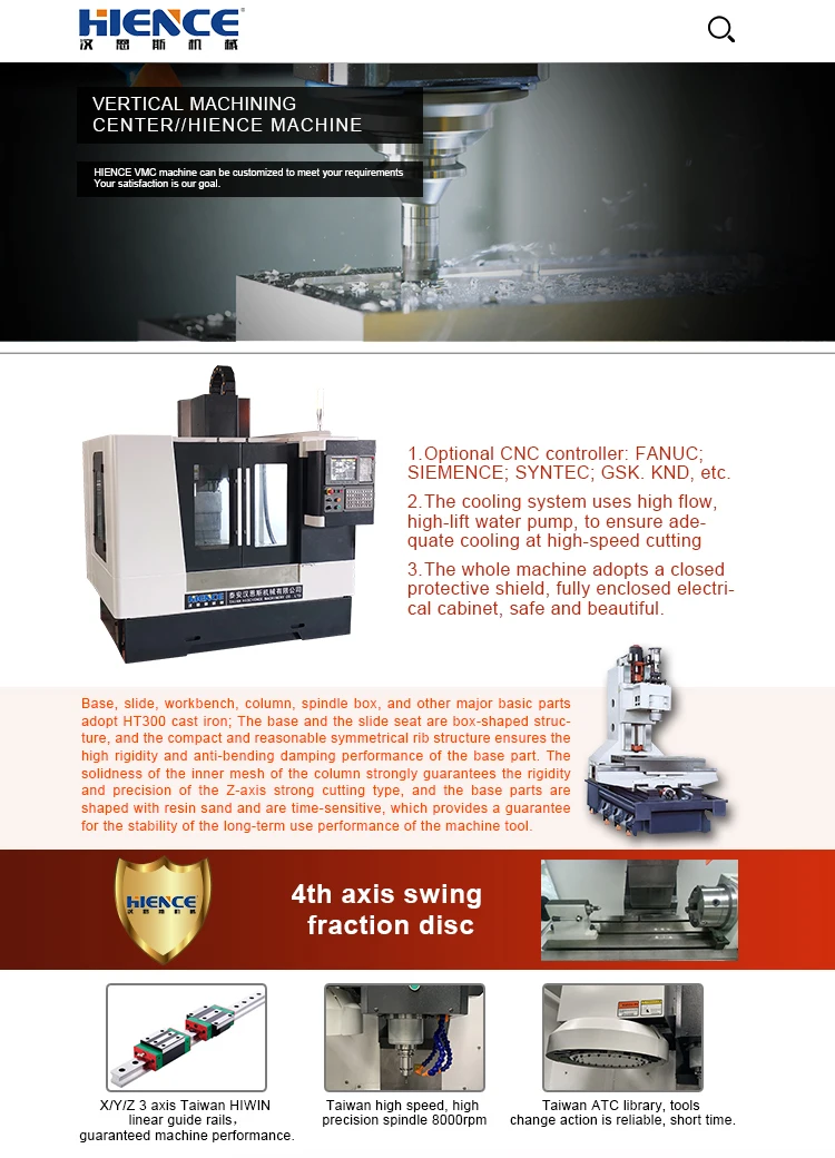 Vmc5030 Small Vertical Cnc Milling Machine For Metal - Buy Mini Cnc ...