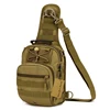 Tactical Sling Bag Pack Military Rover Shoulder Sling Backpack EDC Molle Assault Range Bags Day Pack w/Tactical USA Flag Patch