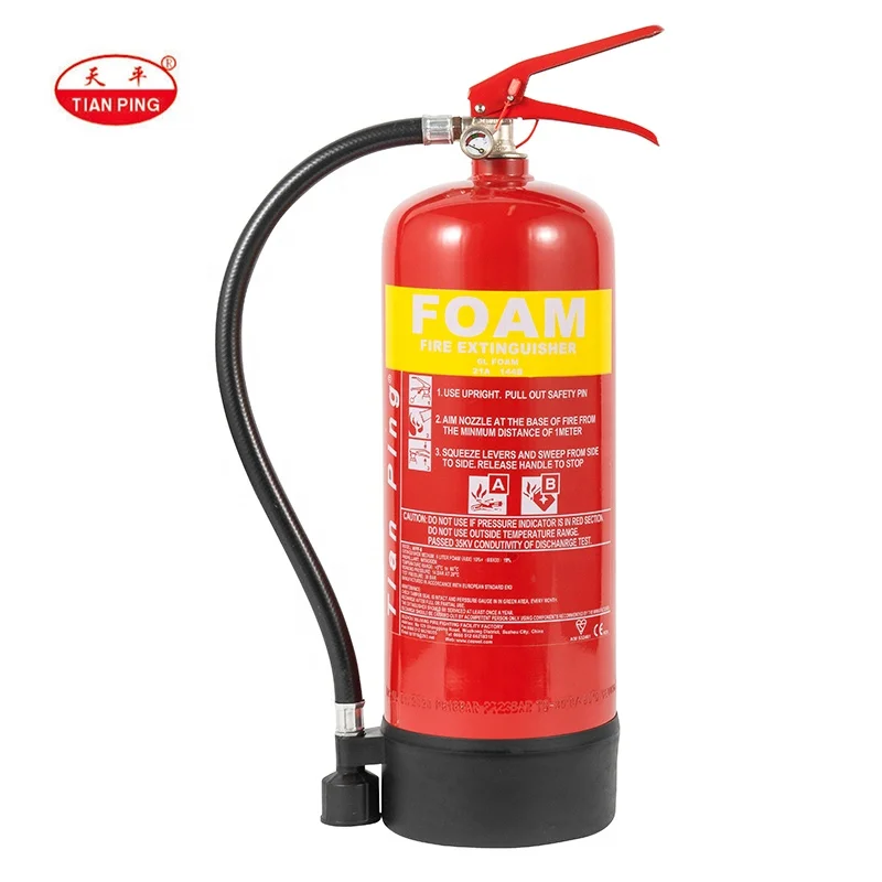 6L BSI EN3 &Kitemark & CE Foam fire extinguisher Europe standard, View ...