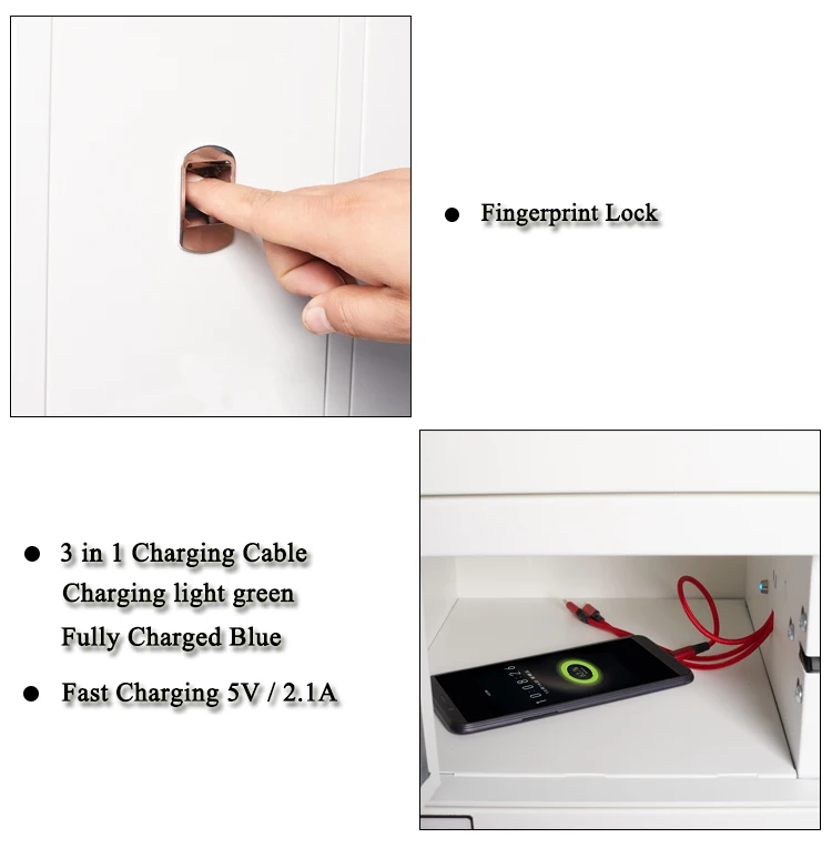 coin operated cell phone charging locker