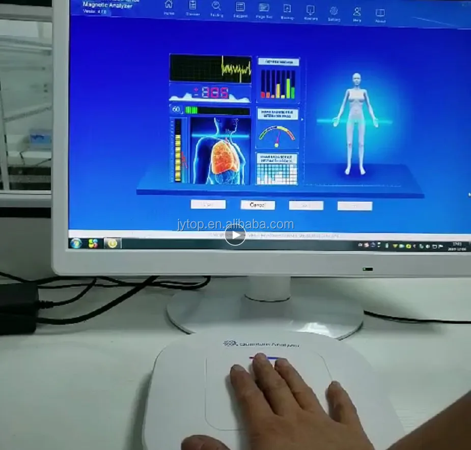 JYTOP The newest 10th Generation Hand Scan Quantum Bio Resonance Analyzer for Health