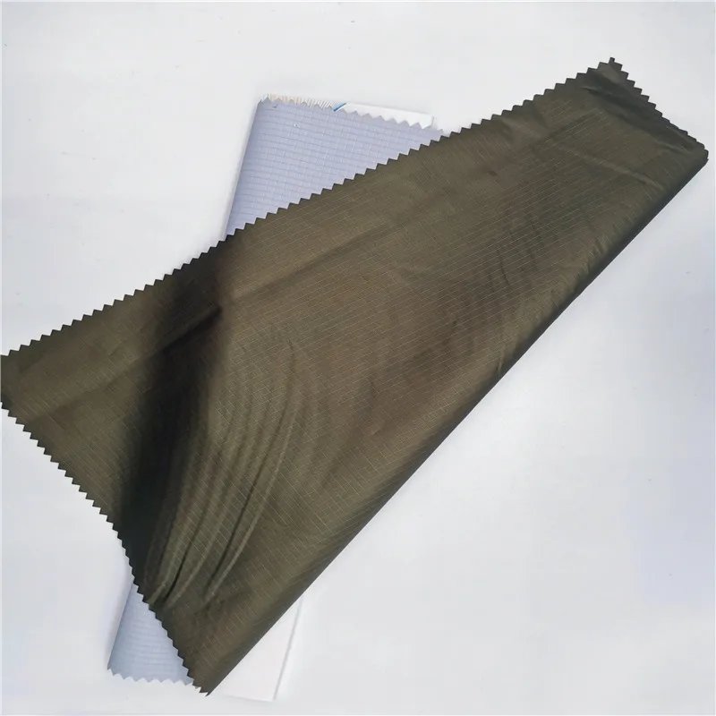 Ripstop Rainwear Taffeta 100polyester Pu Milky Coated Waterproof Fabric For Rainwear Buy