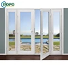 AWA As2047 Hurricane Resistance Bifold Aluminum Frame Grid Exterior Door For Terrace