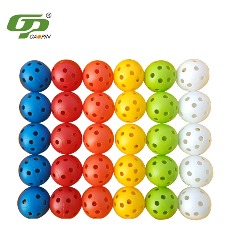 Wholesale 40mm Airflow Plastic Golf Balls Practice Golf Balls Hollow