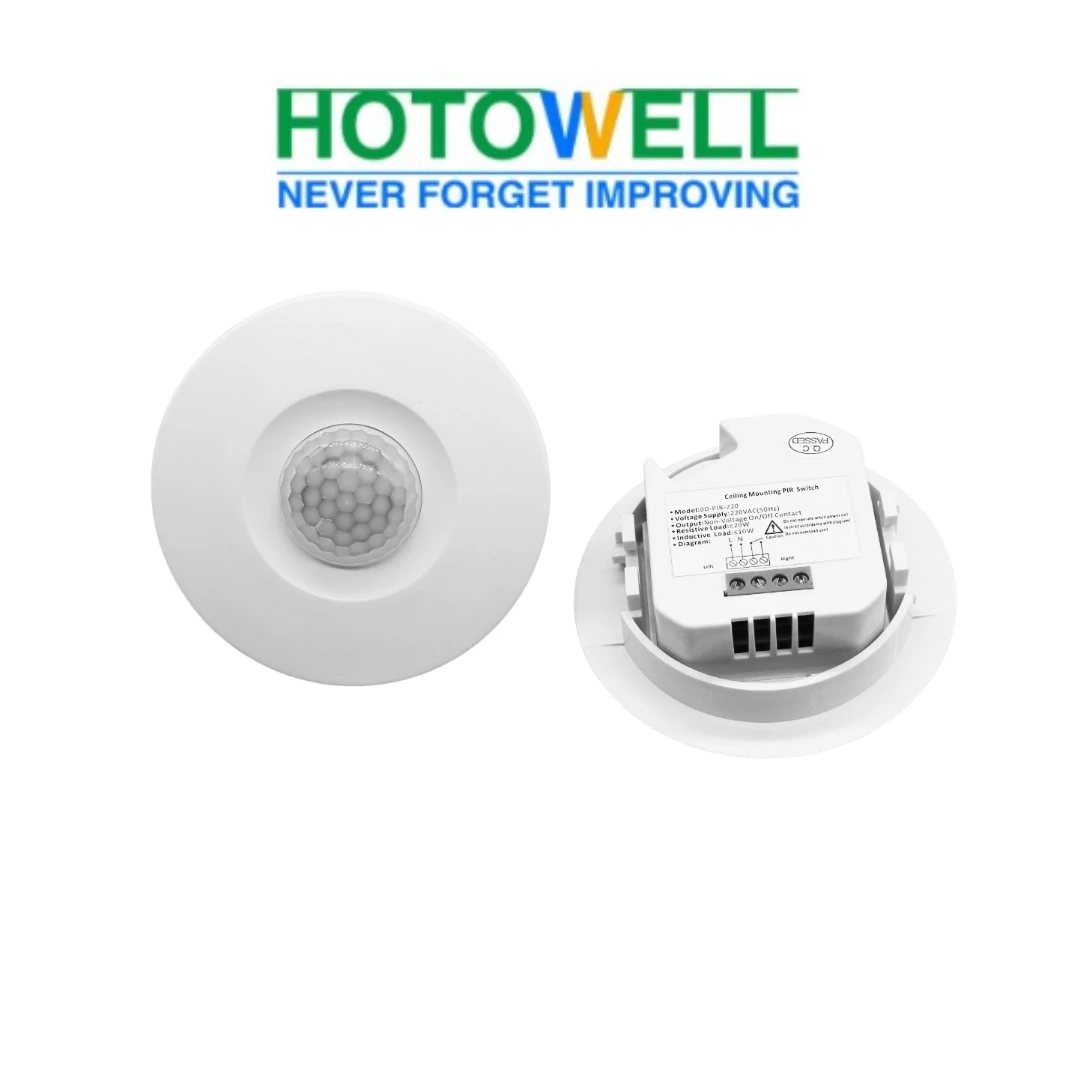 24v Dry Contact Output Ceiling Mounted 360 Degree Wall Pir Motion Sensor Buy Dry Contact