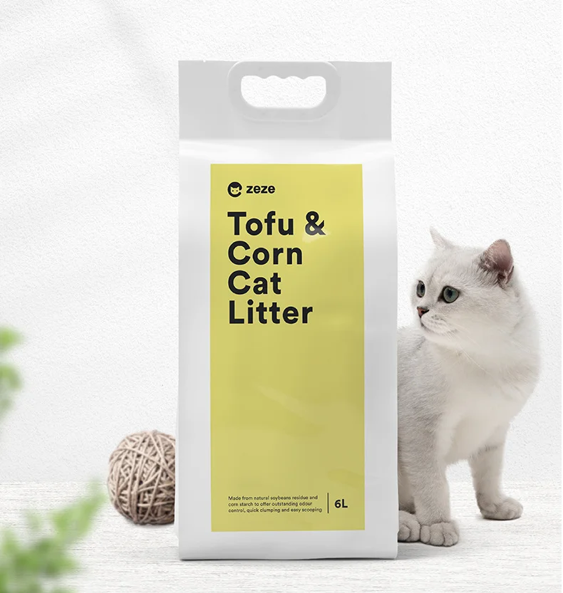 Natural Tofu Cat Litter Cat Sand Cat Litter Bentonite Corn Kitty Litter