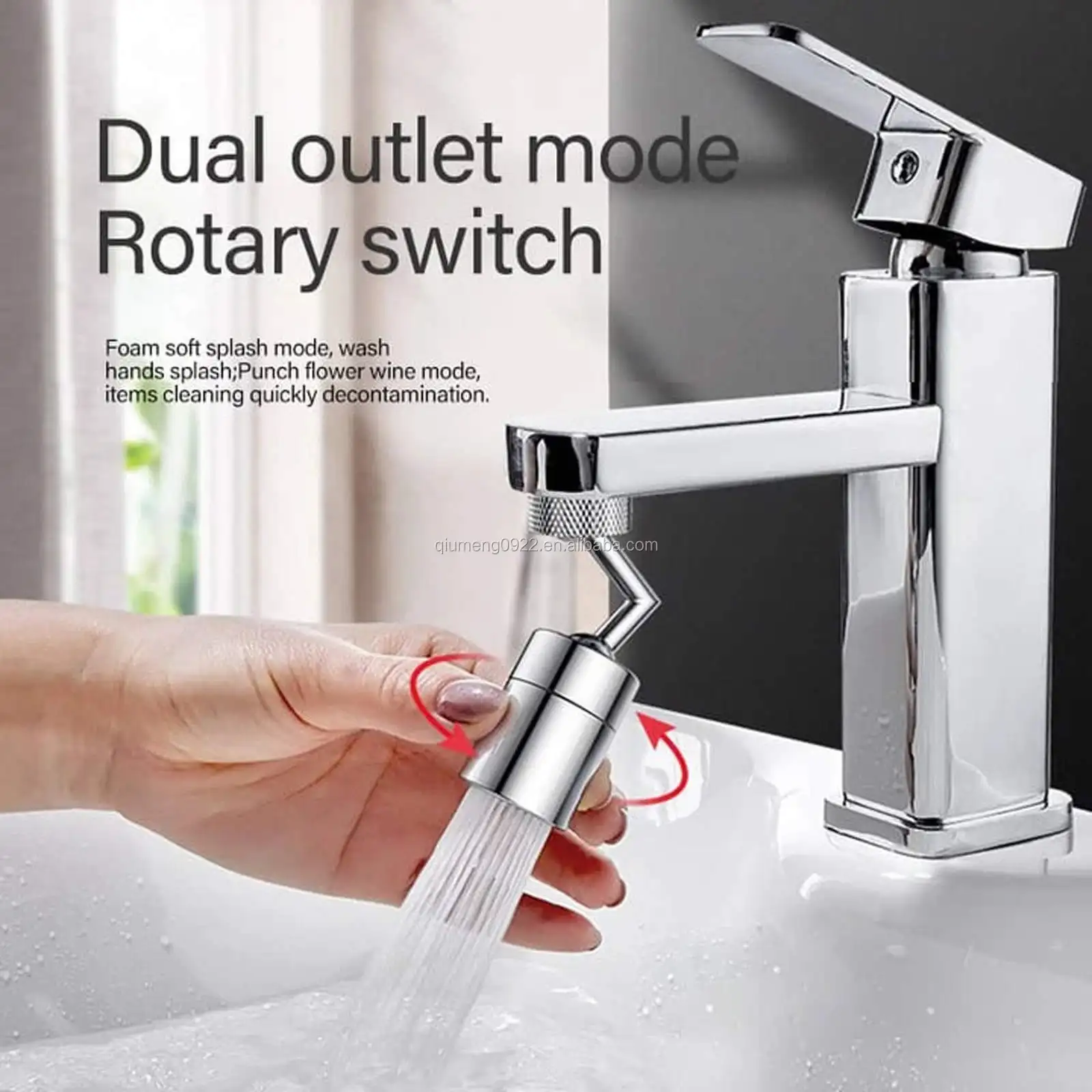 Details about   Kitchen Faucet Spray Head 360 Degree Water Tap Splash Filter Kitchen Tap Nozzle 