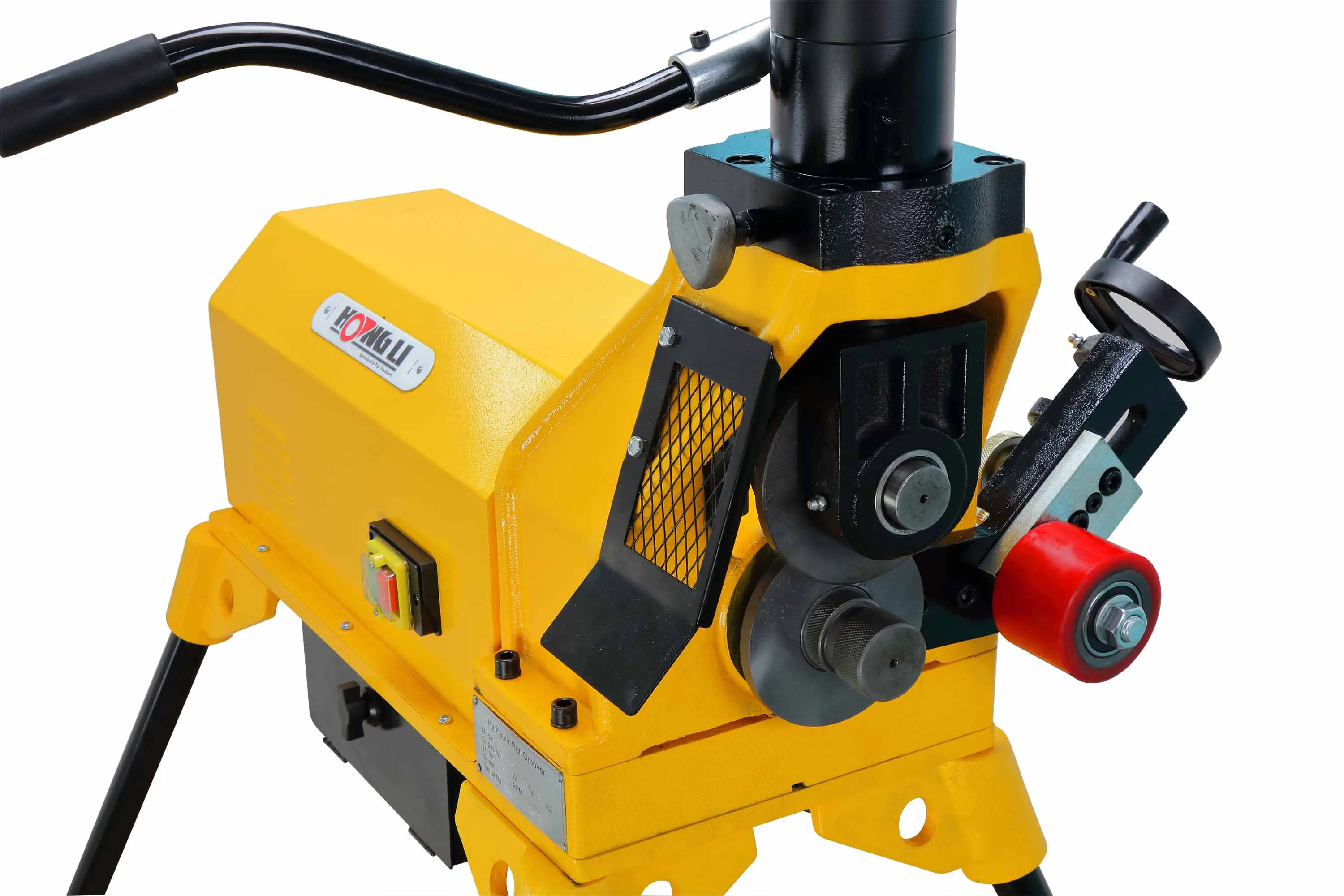 Hongli Manufacture 1100w Yg12d Roll Grooving Machine 1 Inch To 12 Inch