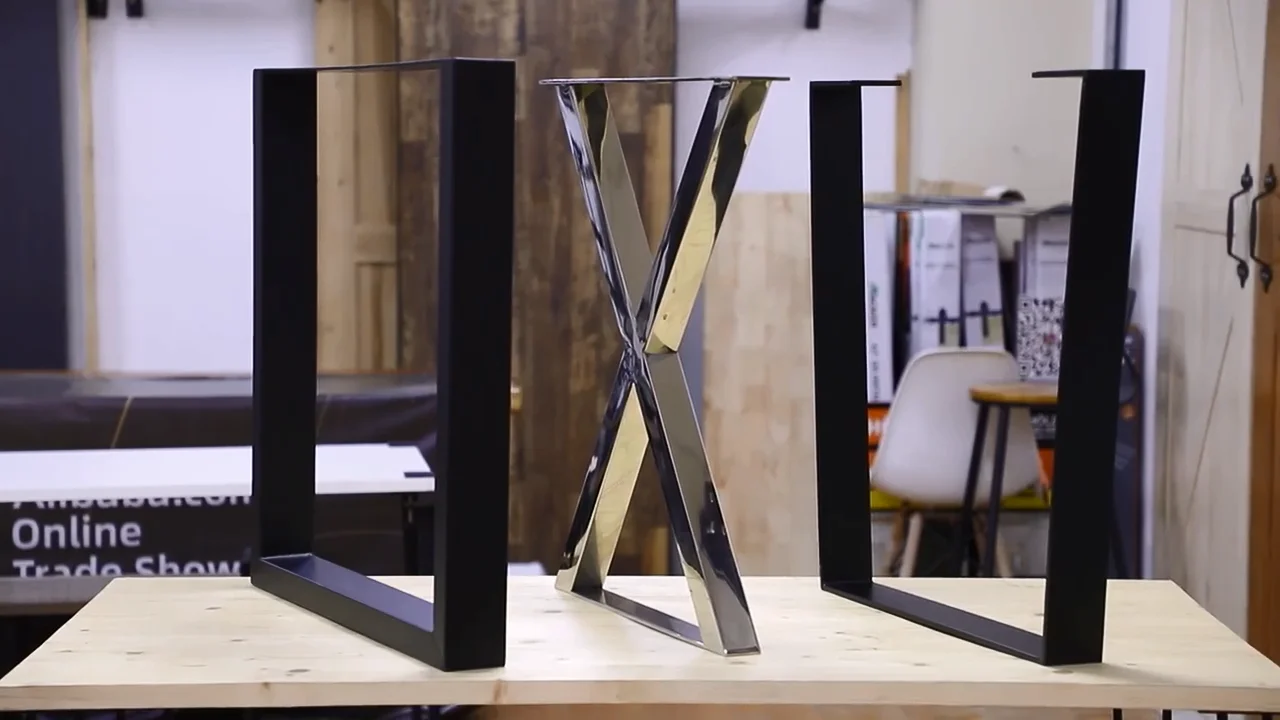 Custom Modern Metal Dining Table Legs,Rectangle Table Legs For Coffee