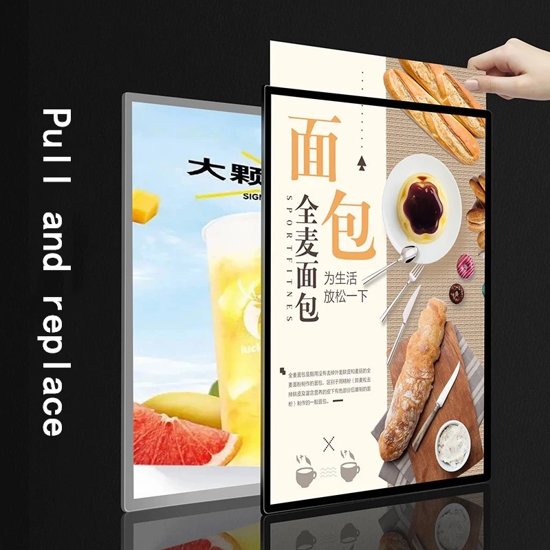 acrylic led menu display board